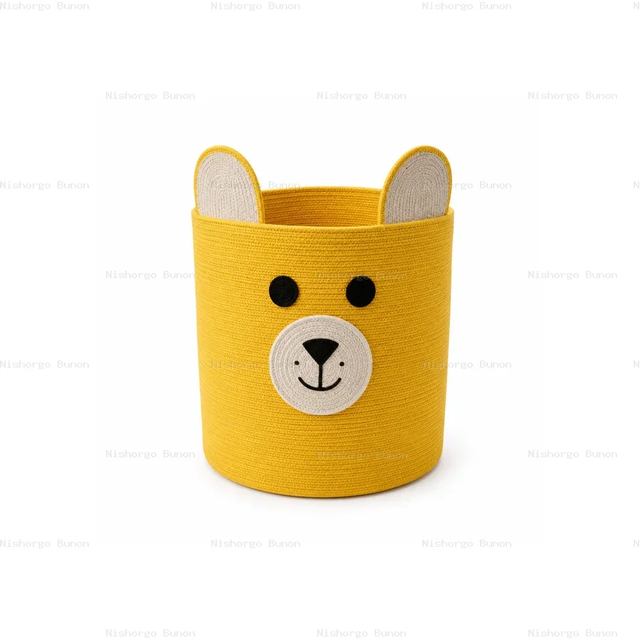 Yellow Bear Basket
